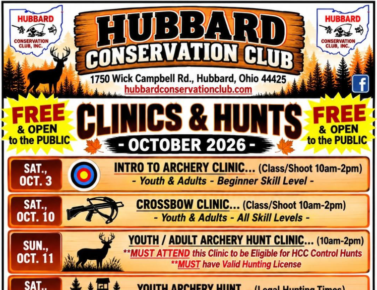 Clinics & Hunts - October 2026