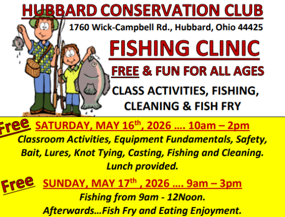 HCC 2026 Fishing Clinic!