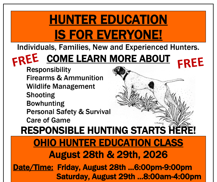 2026 Hunter Education!